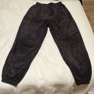 Cutest corduroy pants grey/purple